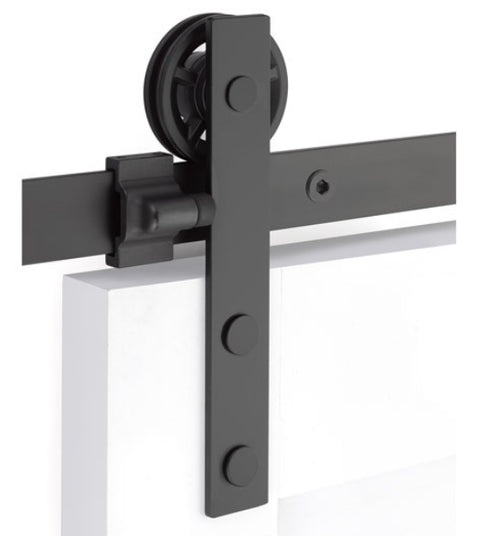 Modern Face Mount Barn Door Kit, Emtek B1101