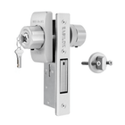 Mechanical Storefront Door Lock - Patented Twist-to-Lock Keyless with No key No code- Absolute Owner Control - Drill-Fr, Easilok SM1850