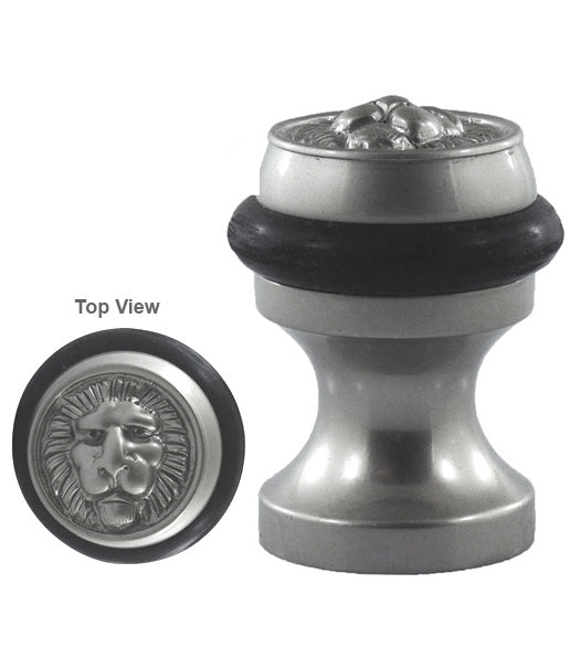 Lion Head Pedestal Door Stop, Field Enterprises DS-56