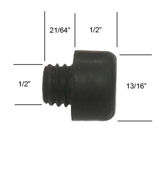 Doorware.com Replacement Rubber for LS-25 & AS-25 Door Stop, Field Enterprises LS-25-RUBBER