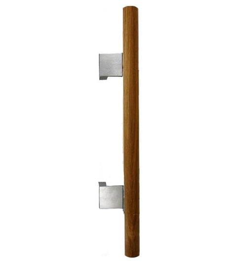 Doorware.com Teak Wood Offset Door Pull, First Impressions 3275W-Teak