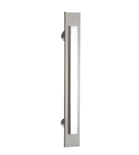 Doorware.com Contemporary Design Door Pull, Satin Nickel and Polished Chrome, FII-3400