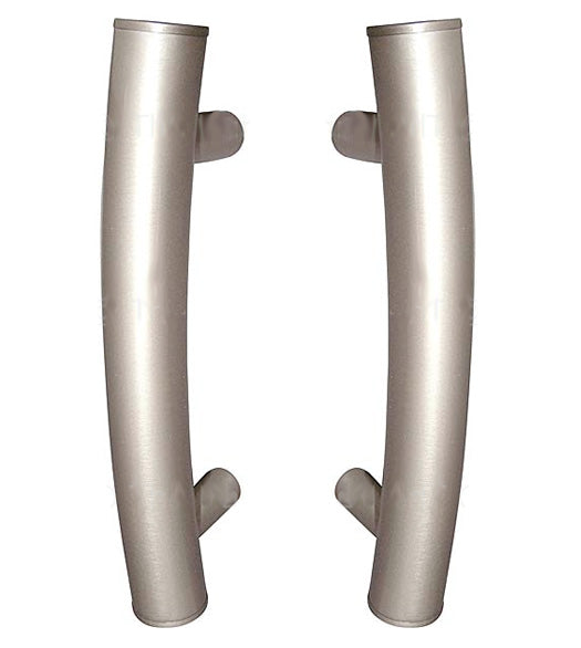 Doorware.com Contemporary Curved 9 Inch Shower Door Pulls, Pair, First Impressions FII-3450/9