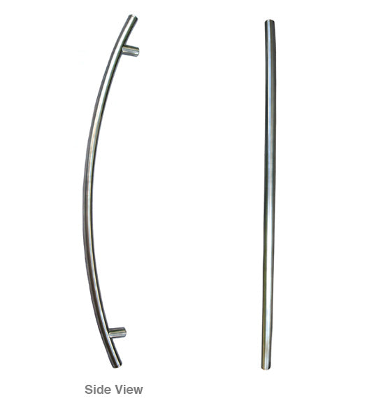 Doorware.com Long Contemporary Curved Stainless Steel Door Pull,  Pull, FII-3452