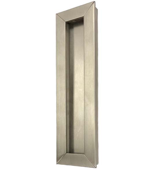 Doorware.com Satin Nickel Rectangular Flush Pull, First Impressions FII-510/200-US15