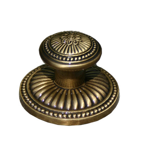 Doorware.com Decorative Reed Cabinet Knob and Rose, First Impressions 833K/833KR
