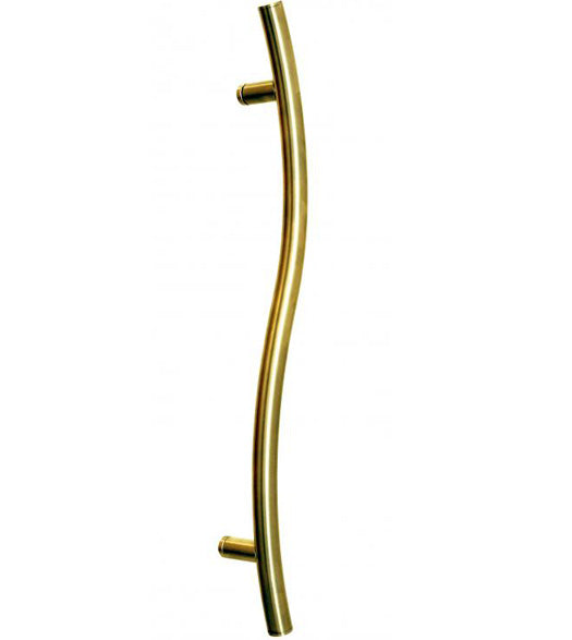 Brass S Door Pull, First Impressions BGH100SCVSBR