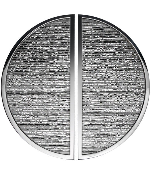Brooks Hand Hammered Half Circle Door Pull Pair, First Impressions PR-BRK2RDHSBR