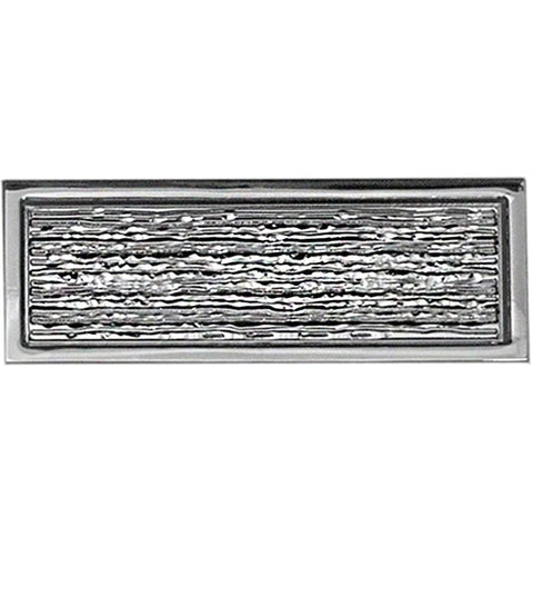 Brooks Hand Hammered Rectangular Door Pull, First Impressions BRK35X2RDHSBR