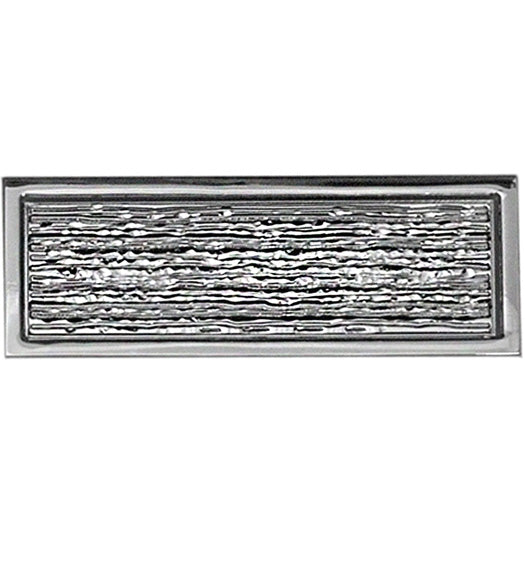 Brooks Hand Hammered Rectangular Door Pull, First Impressions BRK35X2RDHSBR