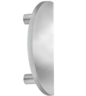 Half Moon Door Pull, Half Pair, First Impressions CSD2008SMTSBR
