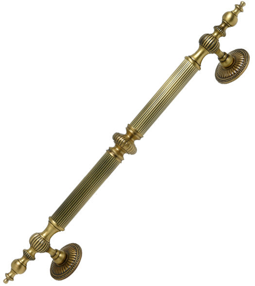 Elegant Split Reed Style Door Pull, First Impressions CST2RDDSBRRR