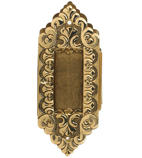 Victorian Pocket Door Flush Pull, Pair, First Impressions DRB1006138BR