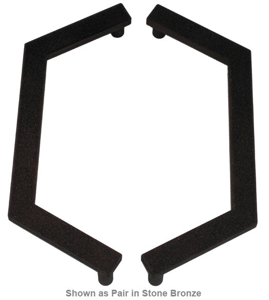 Doorware.com Contemporary 16 Inch Octagon Shaped Door Pull, First Impressions FII-OCT16
