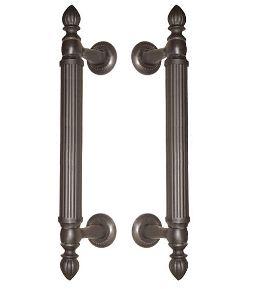 Doorware.com Elegant Reed Glass Shower Door Pulls 8 - 18 Inches, Pair, FII-SD-810R/8/x