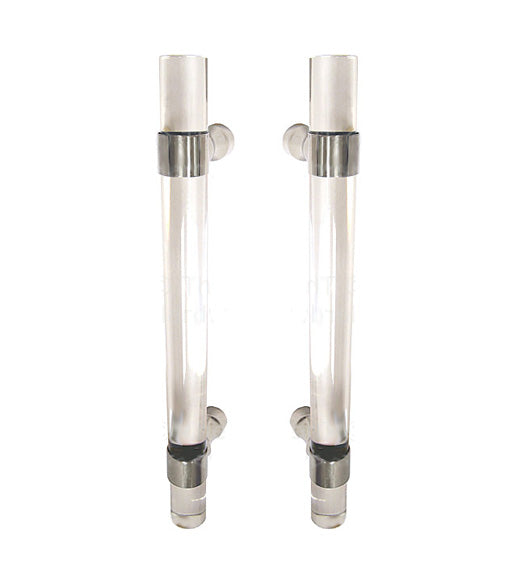 Acrylic 9 Inch Shower Door Pull Pair, First Impressions SD-PCF100009SBR