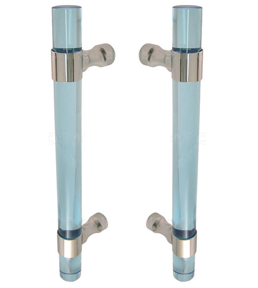 Doorware.com Ocean Blue Acrylic 14 Inch Shower Door Pulls, Pair, FII-SD-CFRBACOB-14