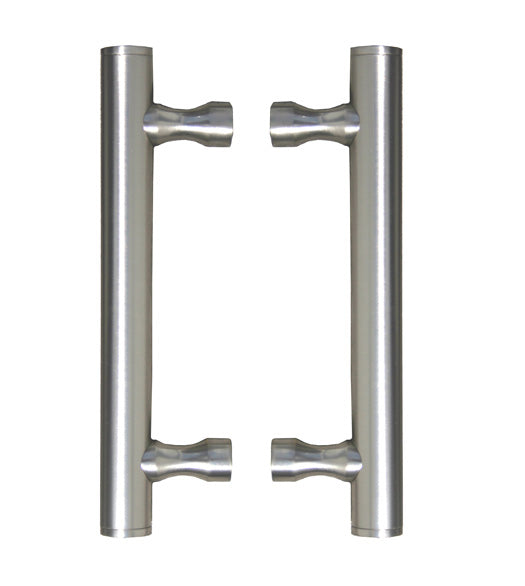Doorware.com 9 Inch Stainless Steel Shower Door Pulls, Pair, FII-SD-CFRBSS-9