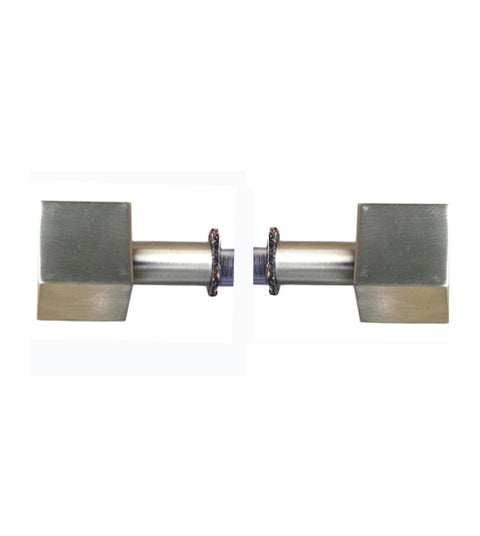 Doorware.com Modern Cube Shower Door Knobs, Pair, First Impressions SD-CUBE-100