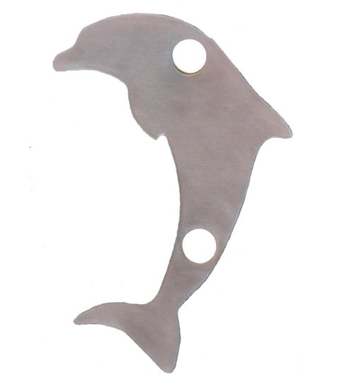 Doorware.com Acrylic 10 Inch Dolphin Shower Door Pulls, Pair, FII-SD-DOLPHIN