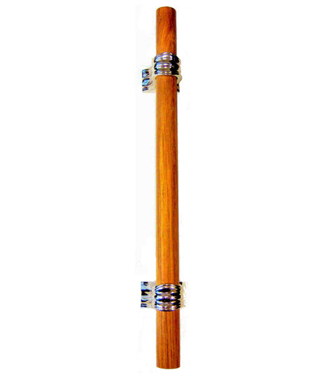 Doorware.com Teak Wood Commercial  Door Handles, First Impressions 28W-Teak