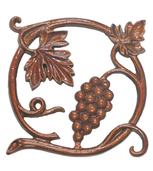 Doorware.com Cast Iron Grape Vine Door Pull, First Impressions CI-GRAPEVINE