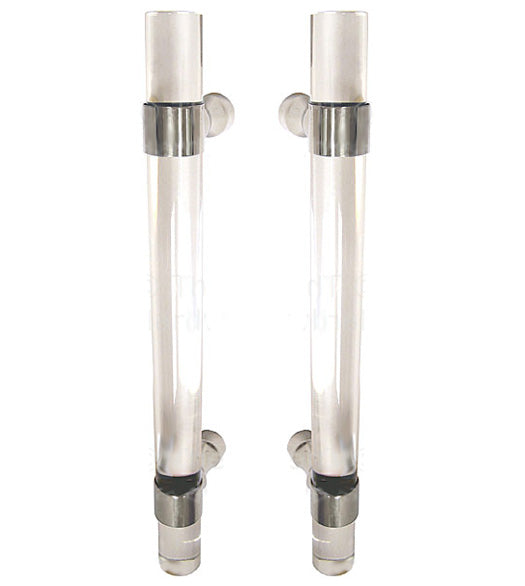 Doorware.com Clear Acrylic 14 Inch Shower Door Pulls, Pair, FII-SD-CFRBAC-14