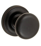 Traditional Half-Round Knob with Ketme Rose, Fusion 01-A5