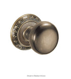 Half Round Knob with St. Charles Rose, Fusion 01-E5