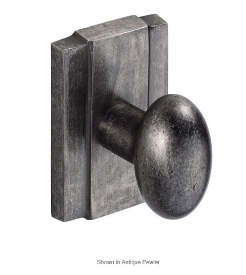 Doorware.com Egg Knob with Blacksmith Rose, Fusion 02-E2