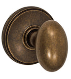 Doorware.com Egg Knob with Cambridge Rose, Fusion 02-Z2