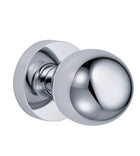 South Beach Ball Knob With Contemporary Rose, Fusion 03-A2