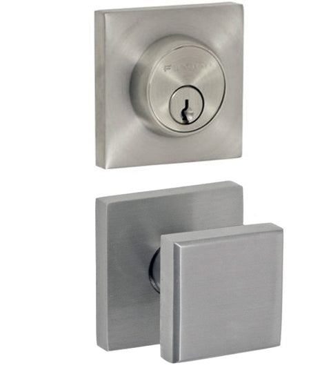 Doorware.com Modern Square Stainless Steel Entryset, Fusion 05-S7/100-S7