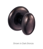 Bronze Potato Knob With Bronze Round Radius Rose, Fusion 06-A6