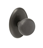 Half Round Sandcast Bronze Knob With Bronze Oval Rose, Fusion 07-C6