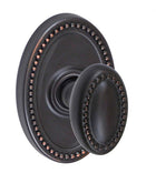 Beaded Egg Knob with Oval Beaded Rose, Fusion 10-B7