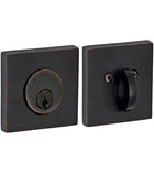 Contemporary Solid Brass Square Deadbolt, Fusion S7