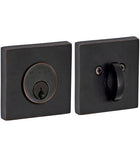 Contemporary Solid Brass Square Deadbolt, Fusion S7