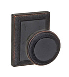 Half-Round Chiseled Knob with Ahwahnee Rose, Fusion 24-T9