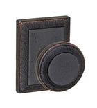 Half-Round Chiseled Knob with Ahwahnee Rose, Fusion 24-T9