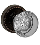 Clear Glass Half-Round Knobset, Fusion 29-Z8