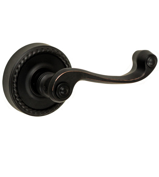 Doorware.com Ornate Leverset with Rope Rose, Fusion AE-Z8