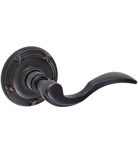 Doorware.com Paddle Door Lever With Ribbon And Reed Rose, Fusion AF-B5