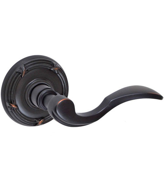 Doorware.com Paddle Door Lever With Ribbon And Reed Rose, Fusion AF-B5