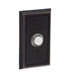 Doorware.com Shaker Rose Doorbell Button, Fusion B-EL-S8