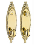 Doorware.com French Colonial Ribbon and Reed Entry Plate, Fusion E-C4