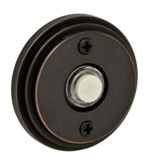 Doorware.com Stepped Rose Doorbell Button, Fusion B-EL-B1