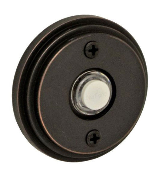 Doorware.com Stepped Rose Doorbell Button, Fusion B-EL-B1