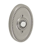 Oval Beaded Doorbell Button, Fusion B-EL-B7