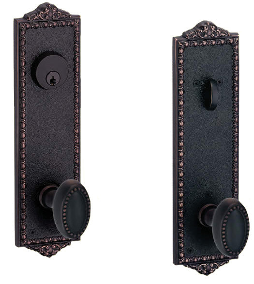 Doorware.com French Colonial Entry Plate, Fusion E-D3